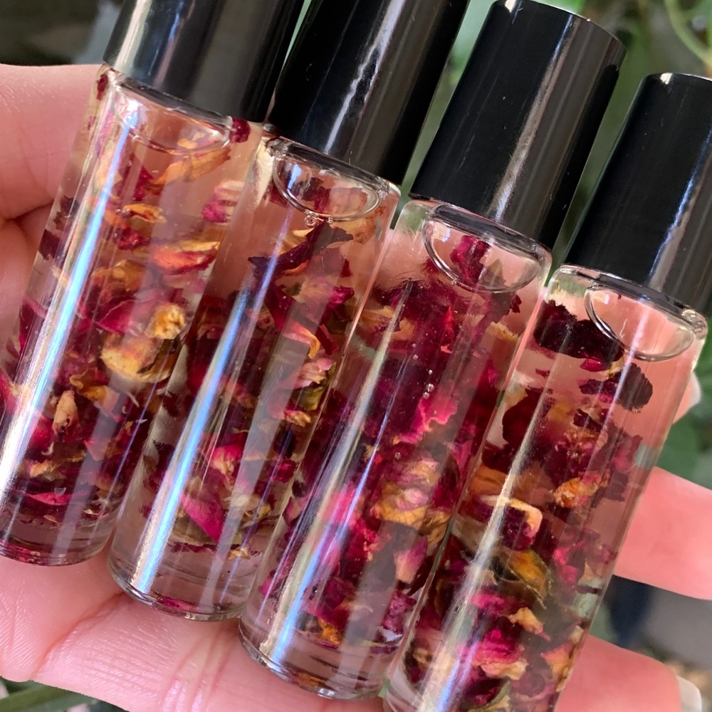 Rose lip oils
